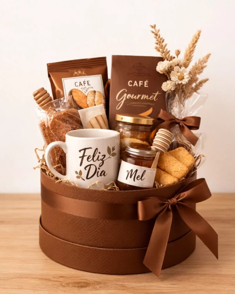 Cesta Café Gourmet – Aniversário